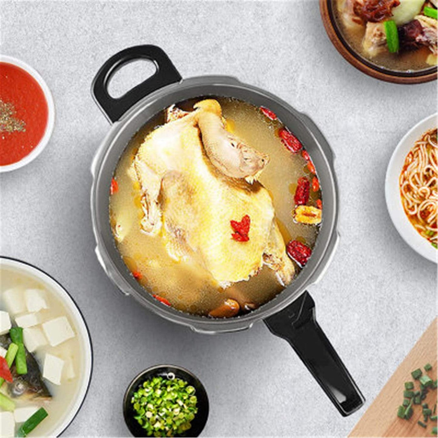 26cm Stainless Steel Pressure Cooker