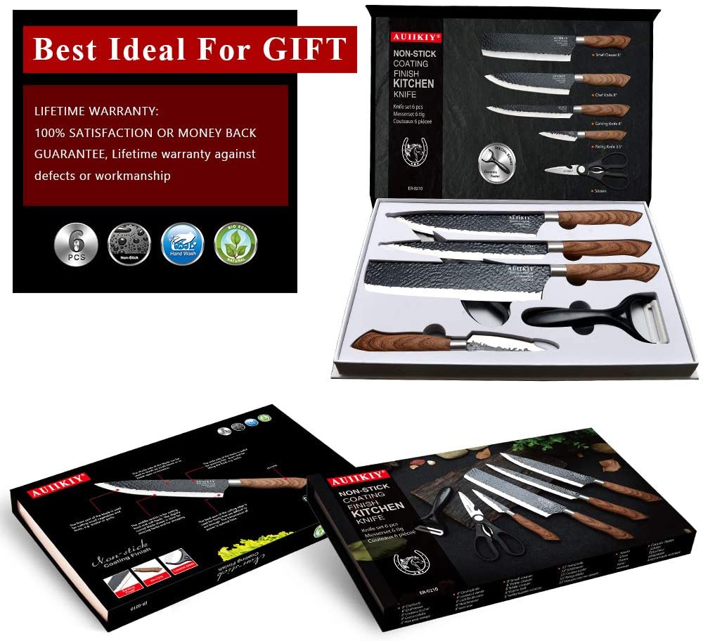 6 PC Professional Kitchen Knife Set