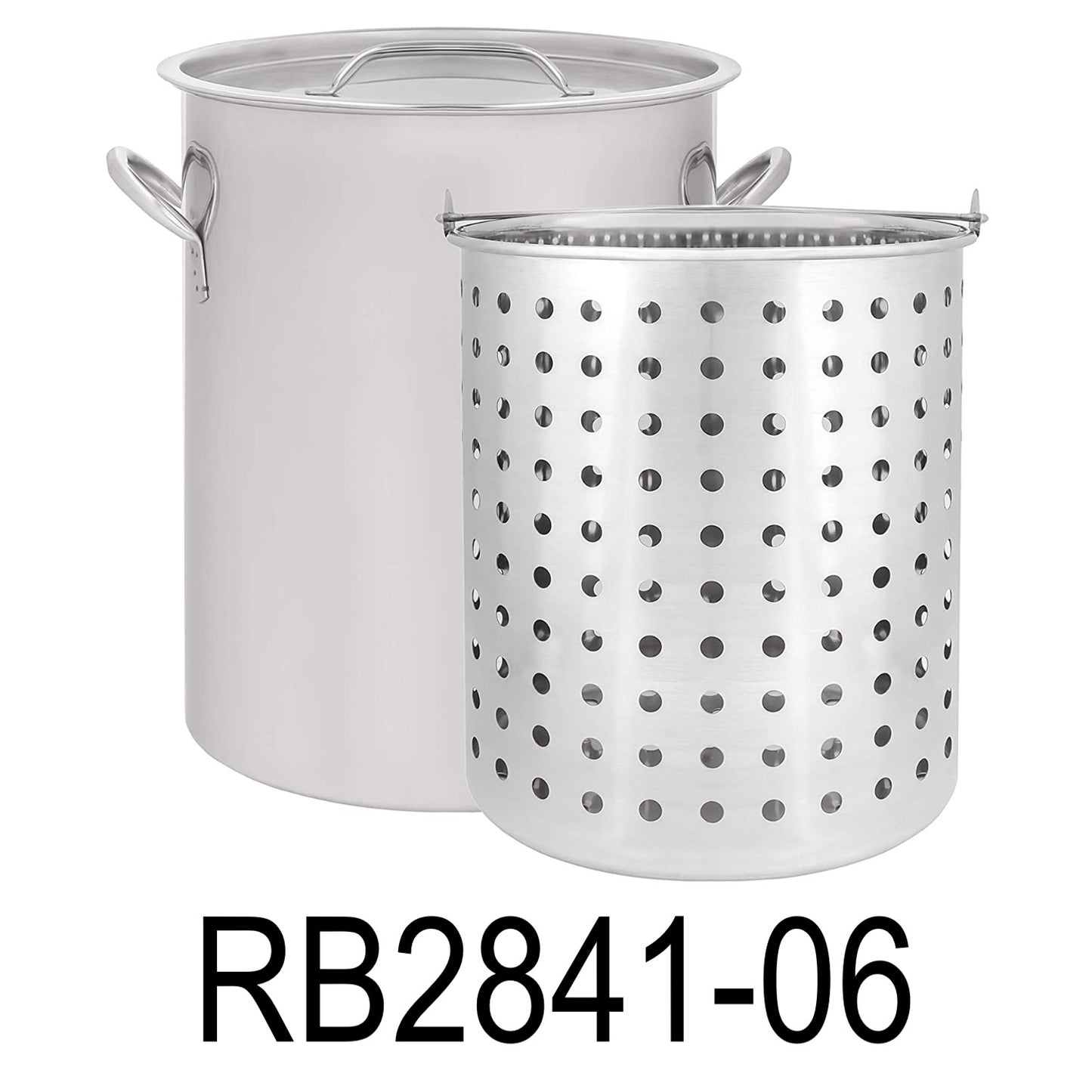 26 QT Stainless Steel Stockpot With Basket