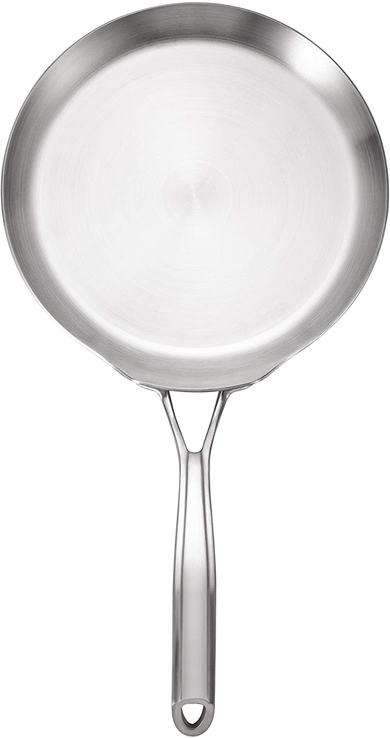 24cm Non Stick Stainless Steel Frying Pan 18/10 Induction