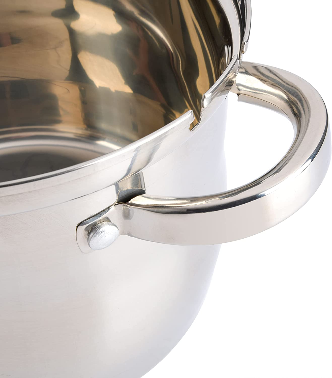 4 PC Stainless Steel Deep Fryer With Basket