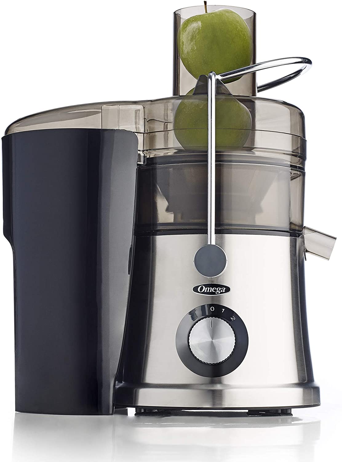 Omega High Juicer with Extra Large 3in Chute Extracts Juice