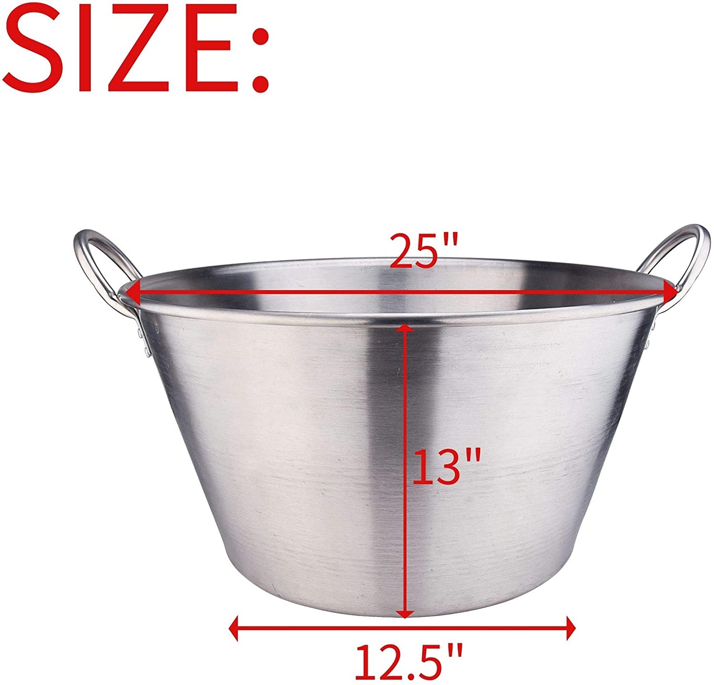 63cm Stainless Steel Cazo With Sandwich Bottom