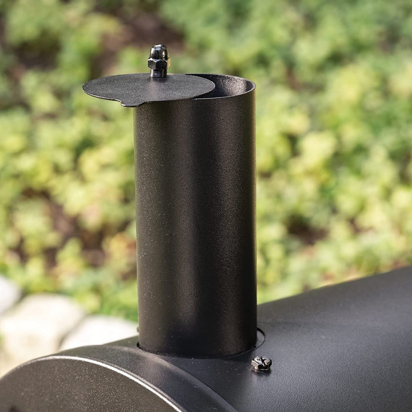 Premium BBQ Grill with Wooden Shelves- Charcoal Grill