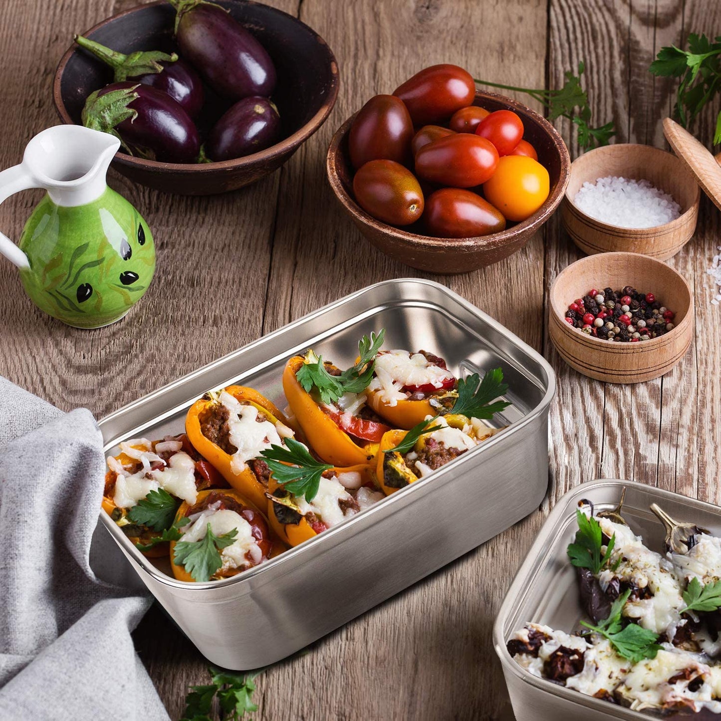 700ml Fresh Produce Container With Flow-through Vent System