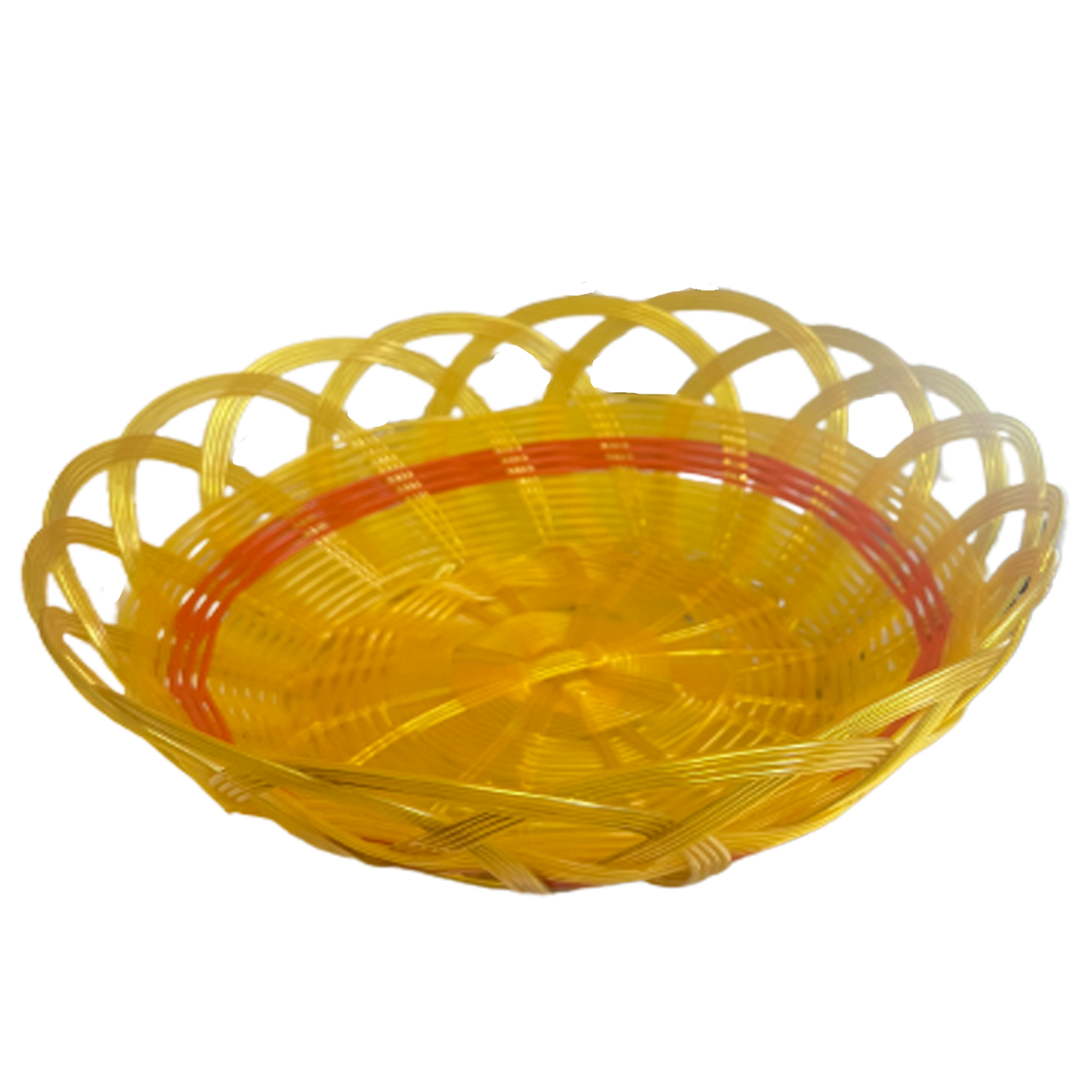 9.25" Eco-friendly Plastic Bread Basket-stripe
