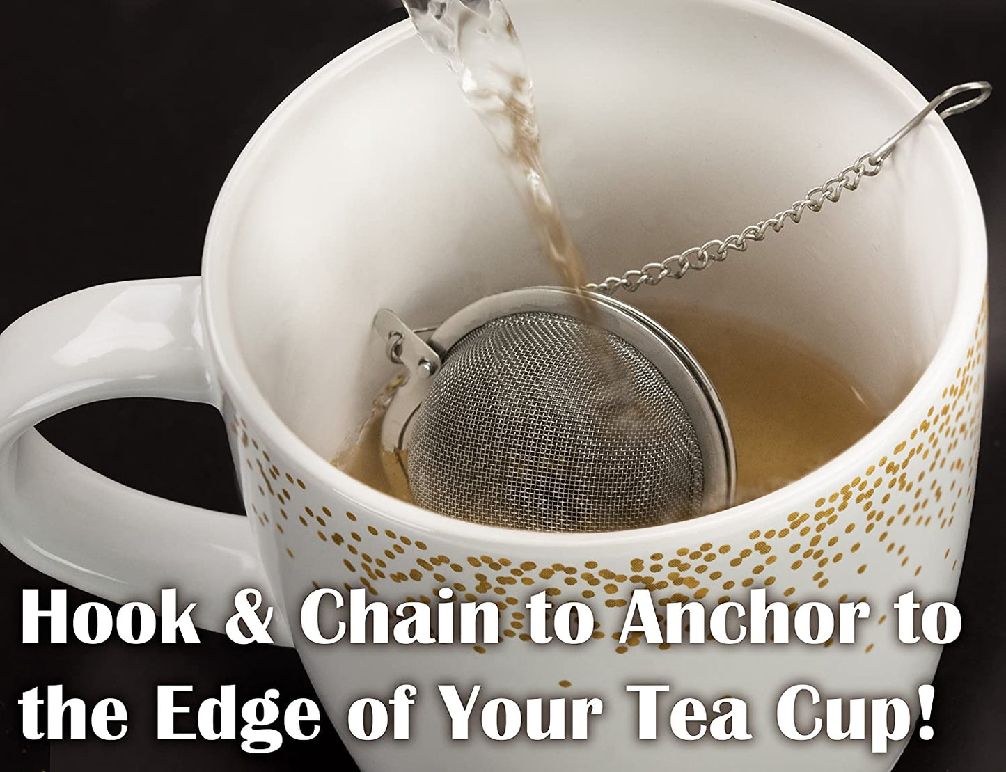 9cm Stainless Steel Tea Ball / Infuser Strainer