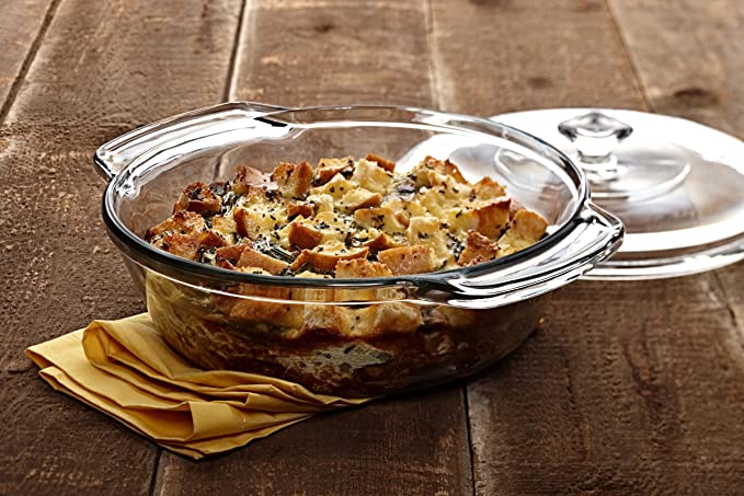 2 QT Glass Casserole Dish