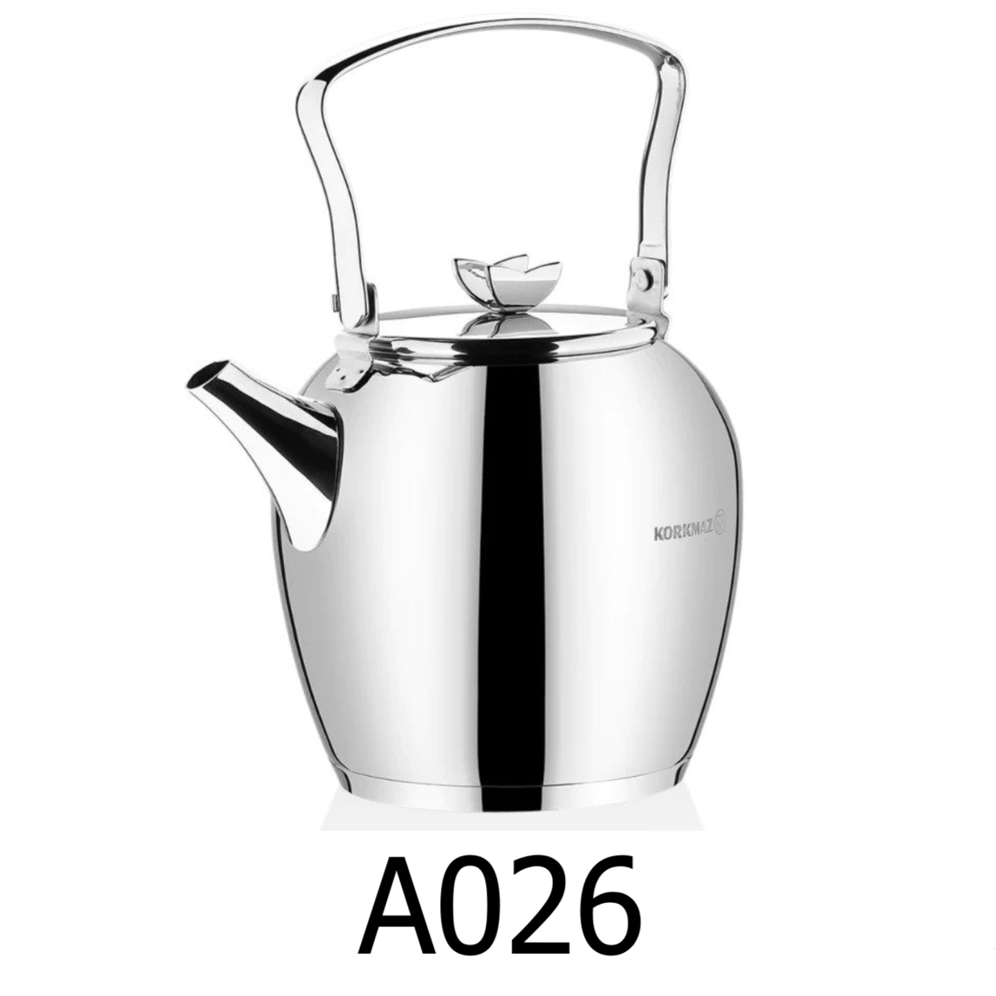 2.3L Korkmaz Butterfly Stainless Steel Kettle