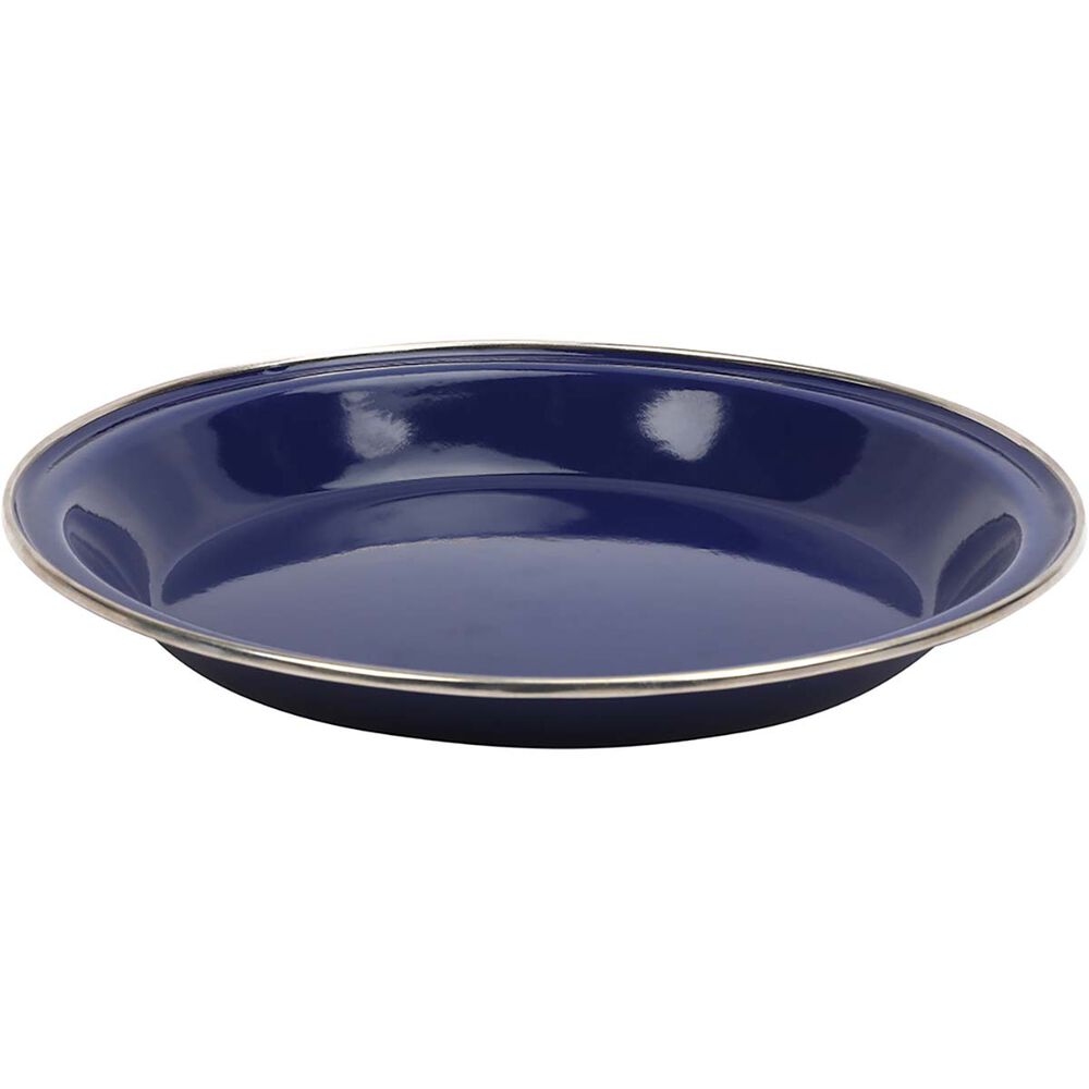 24cm Blue Enamel Dinner Plate