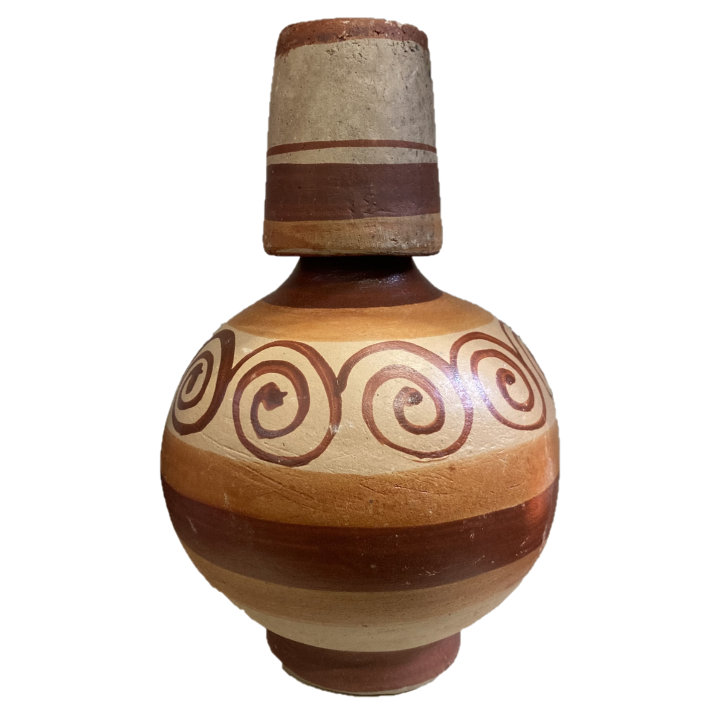 4 QT Lead Free Water Jug - Botellon De barro Sin Plomo Terracota
