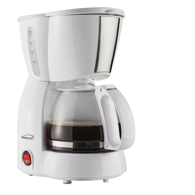 4 Cups Brentwood Coffee Maker Cafeteria