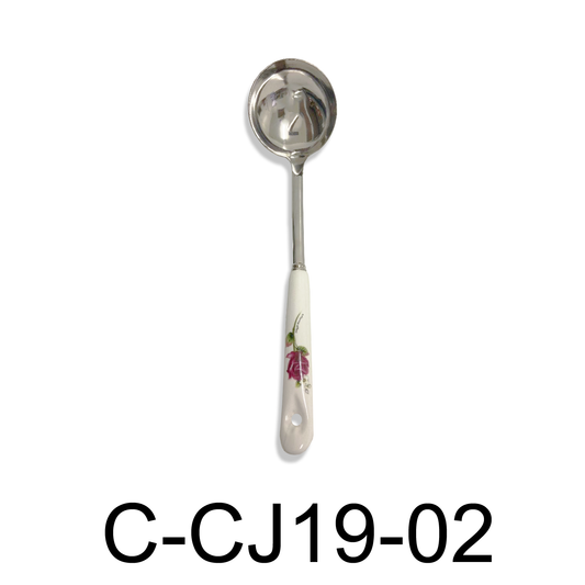 Ladle with Flower Design