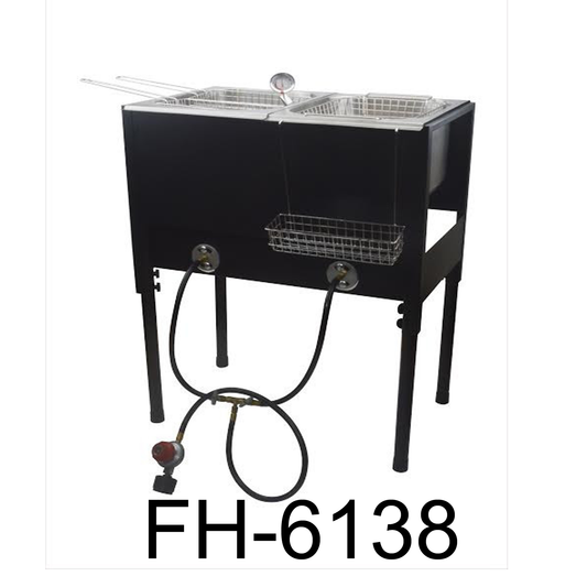 Pressure Freestanding Triple Basket Deep Fryer
