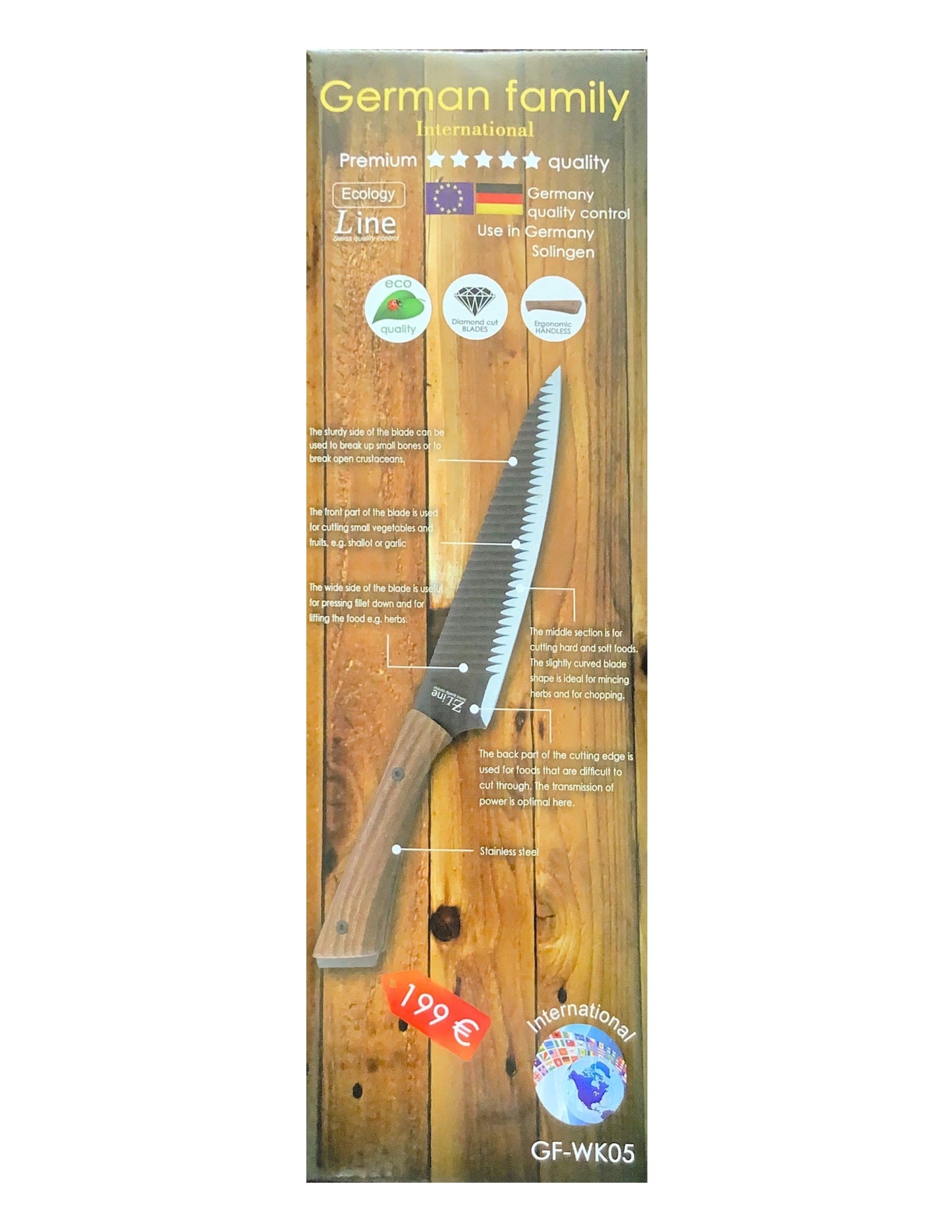 6 PC Knife Set with Stand