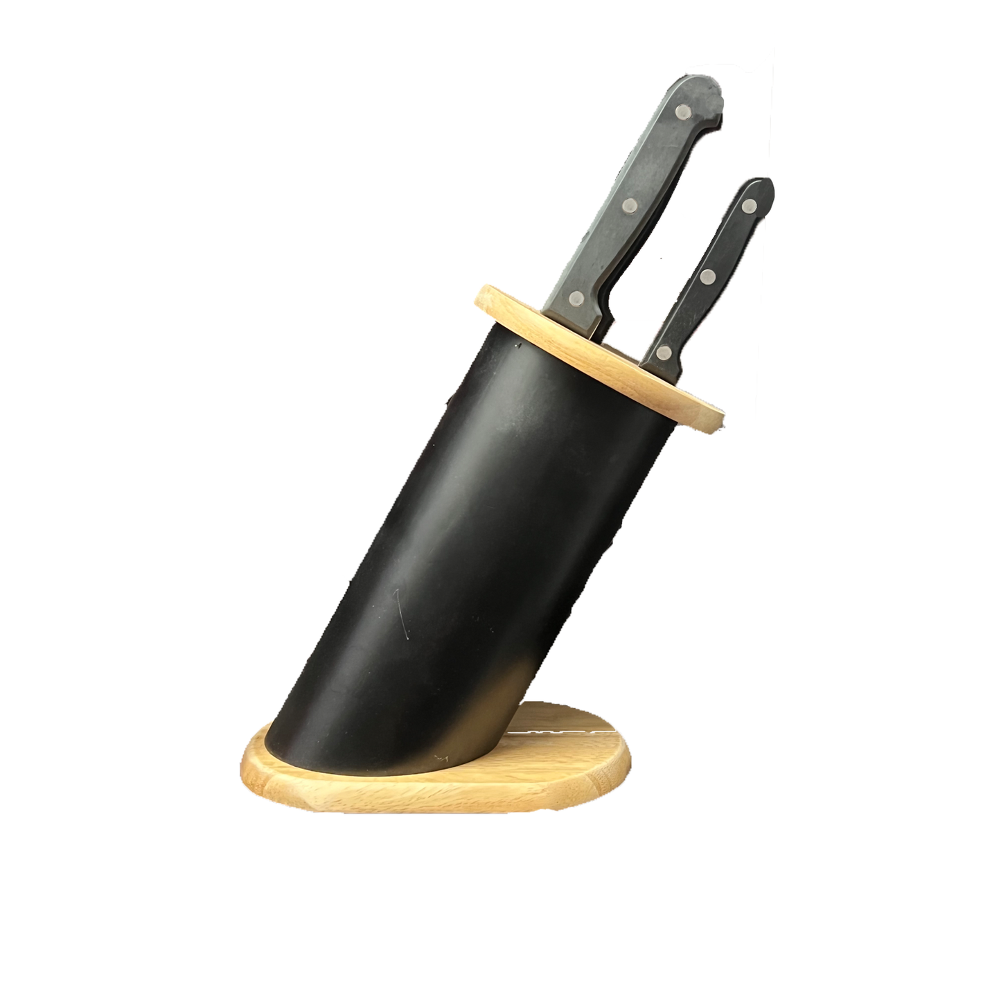 6 PC Stainless Steel Knife & Block Set