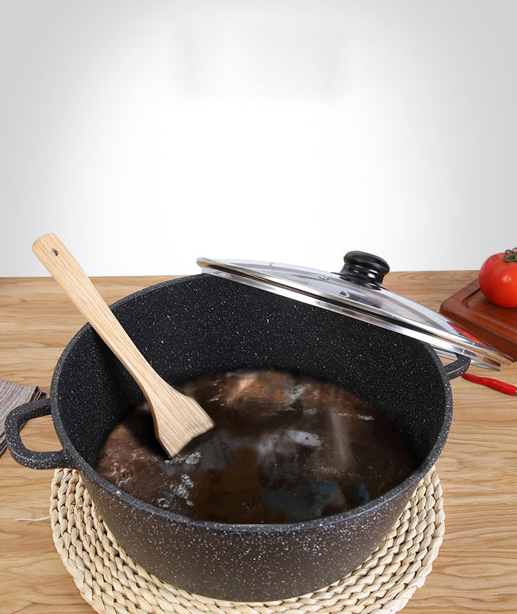 32cm Marble Dutch Oven Non-Stick High Quality