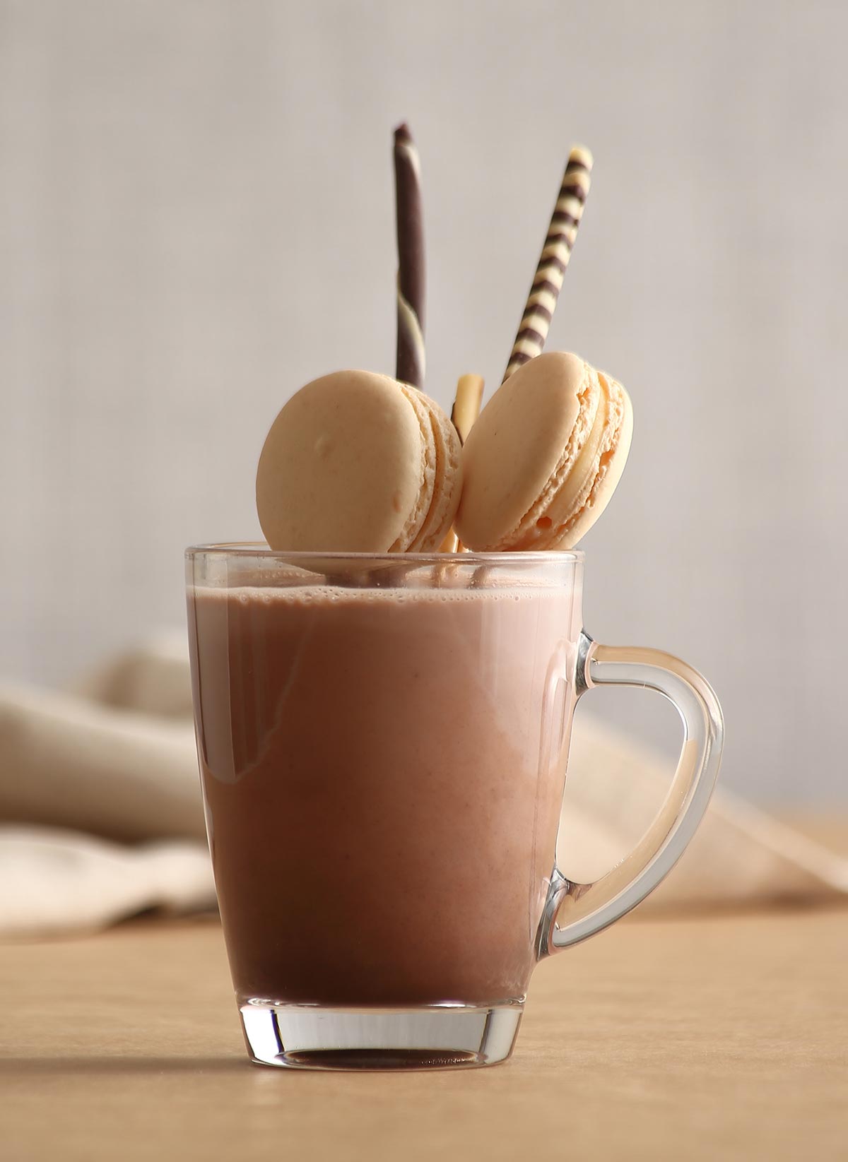 6 PC Clear Mug Set With Handle