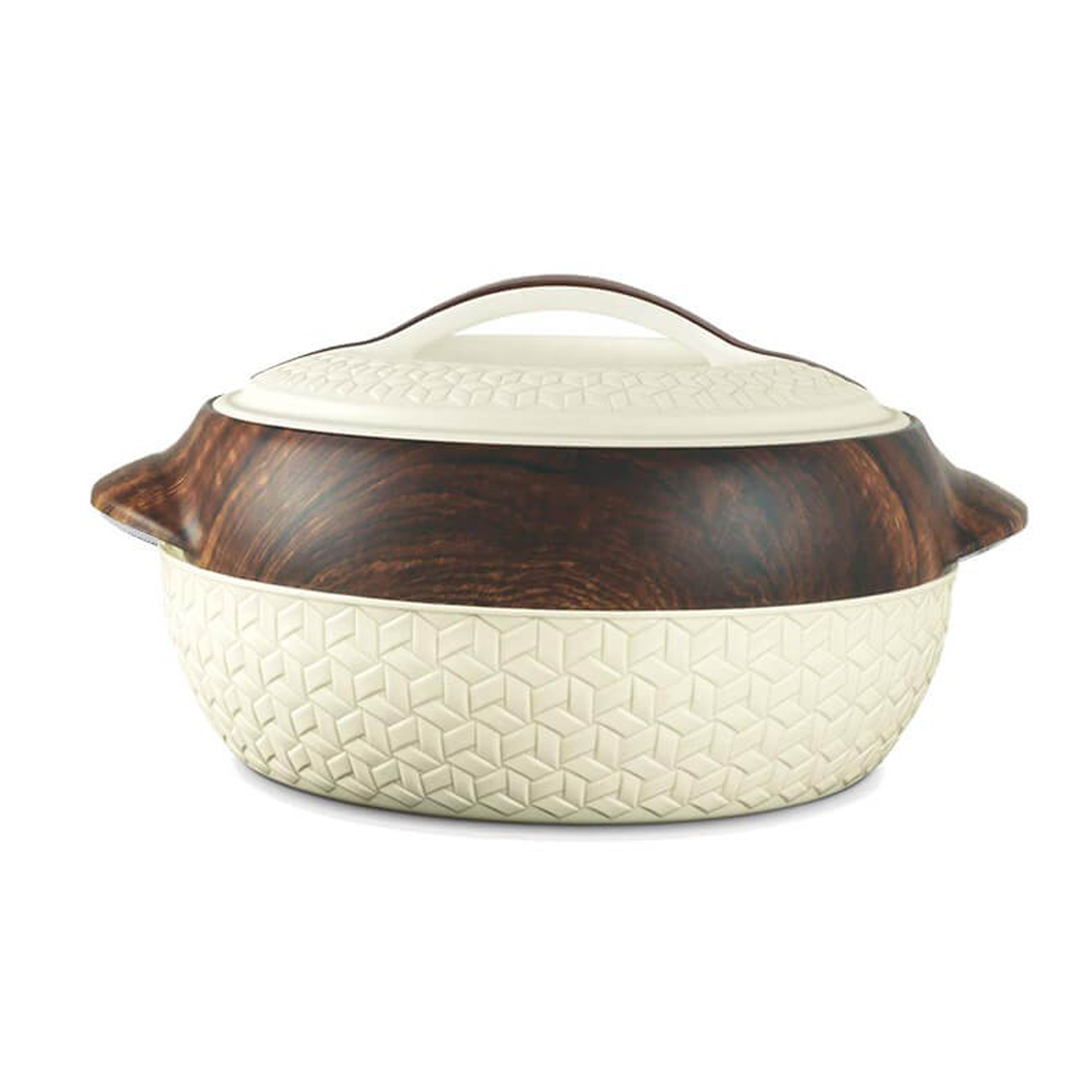 1.5L Brown Marble Hot Pot Casserole