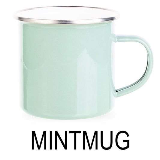 Mint Enamel Coffee Mug