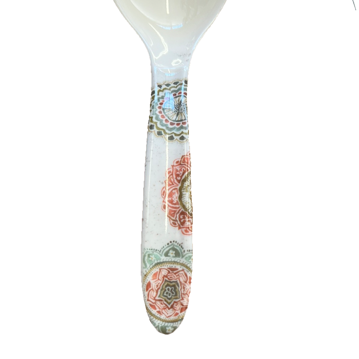 9" Basic multi-color Pattern Soup Spoon