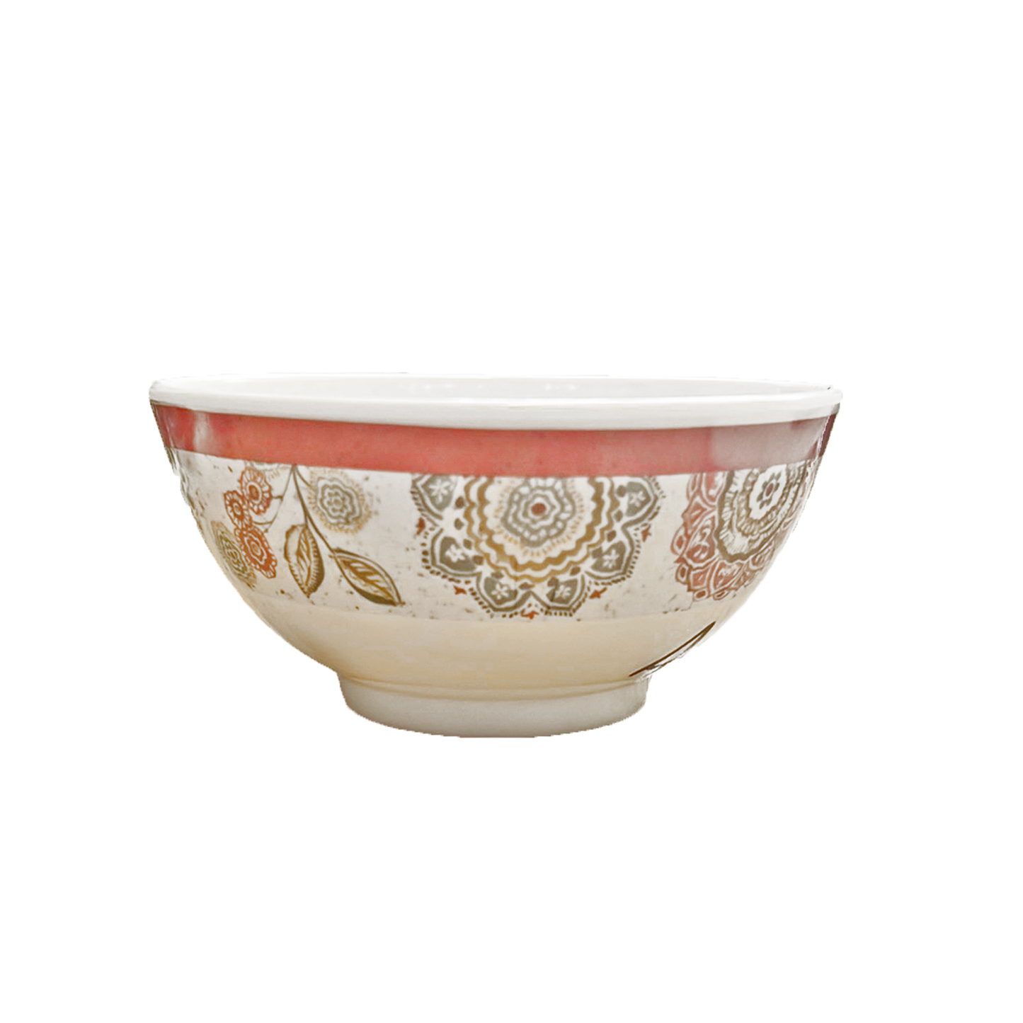 5" Aesthetic Melamine Red Bowl
