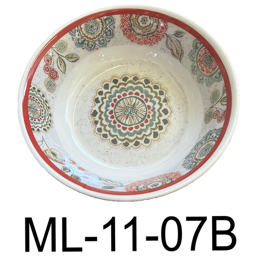 7"  Aesthetic Melamine Soup Bowl