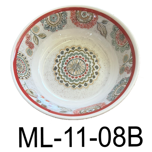 8" Aesthetic Melamine Soup Bowl