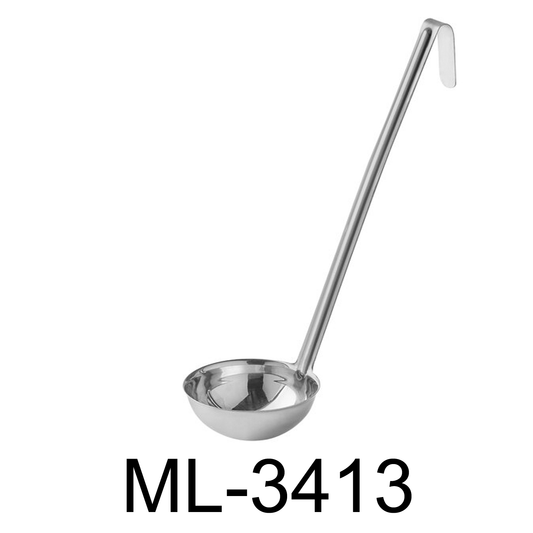 12 Oz Stainless Steel Ladle With Curve Handle