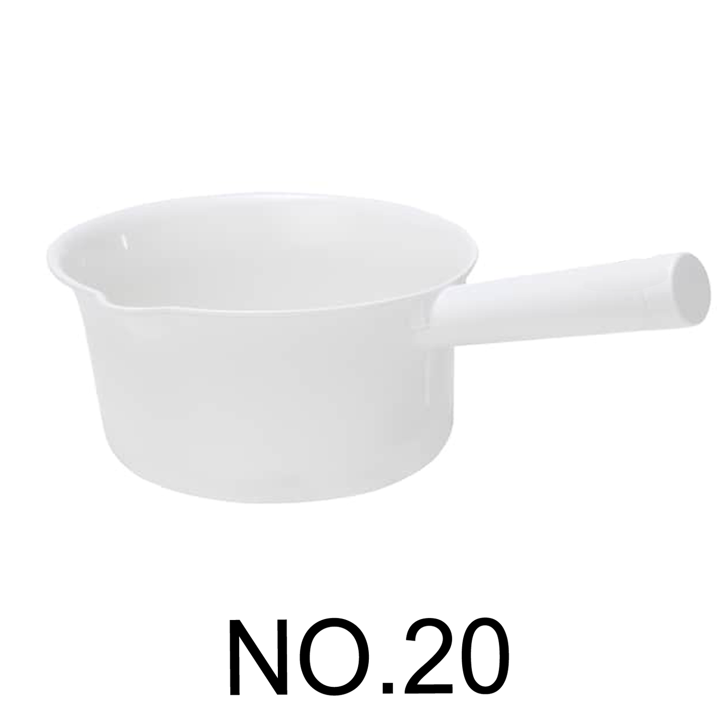2.5L White Plastic Ladle ( Water Scoop )