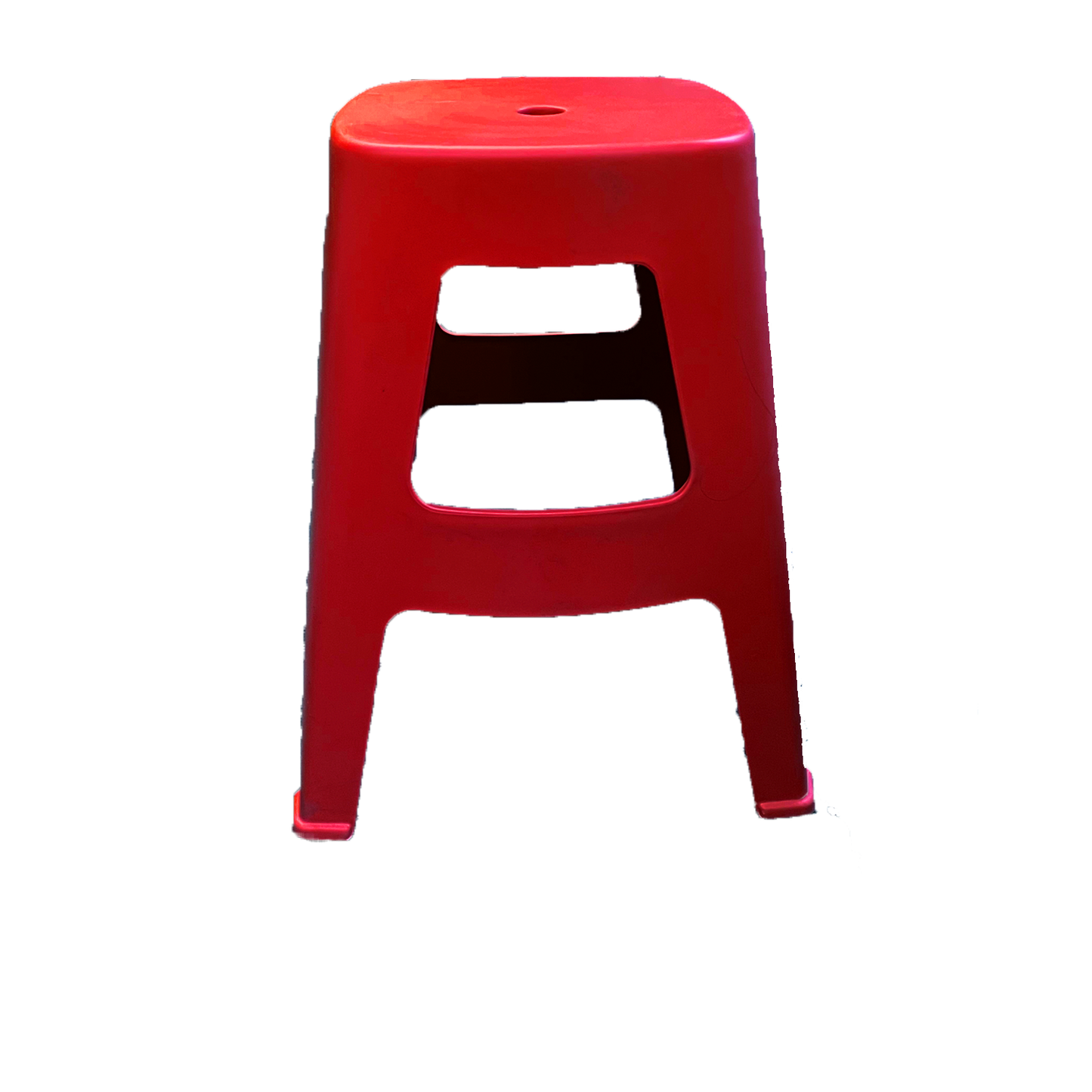 Red Matte Stool