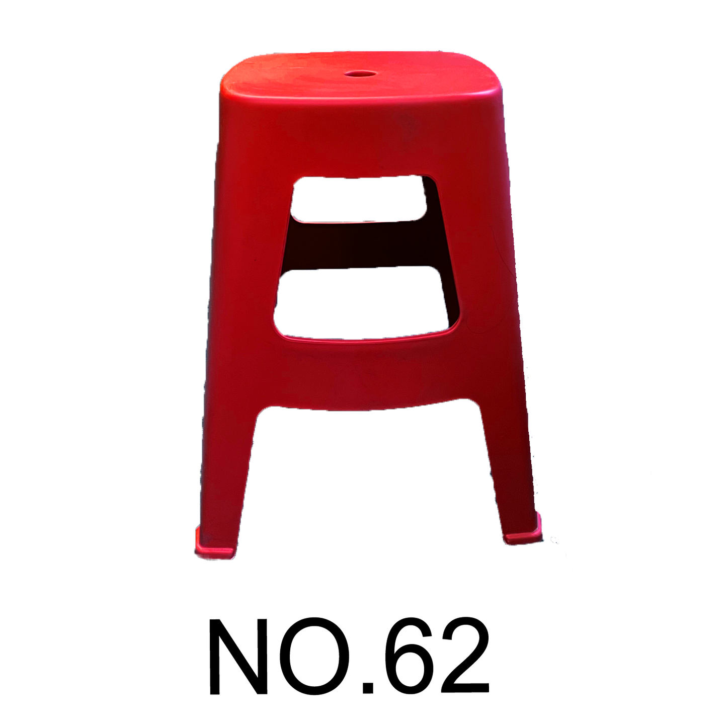 Red Matte Stool