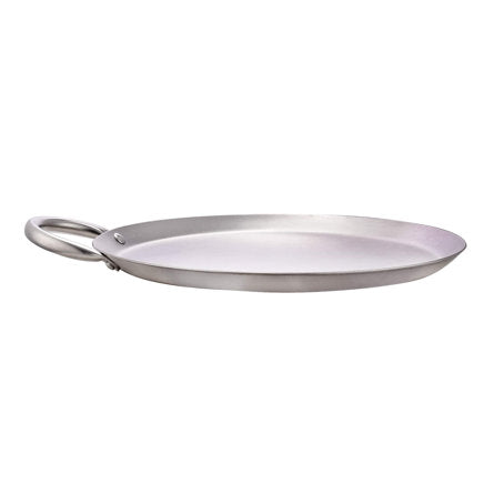 8.5" Round Stainless Steel Fry Pan Comal