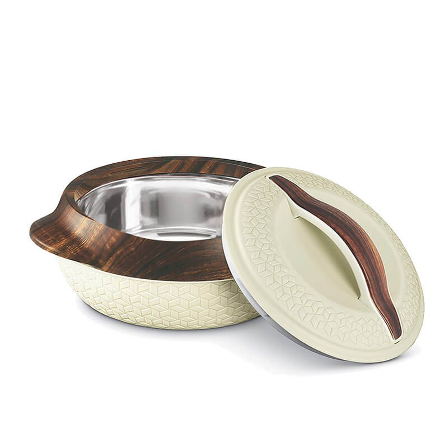 1.5L Brown Marble Hot Pot Casserole