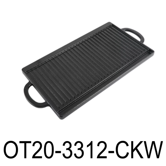 Our Table-Double Burner Reversible Grill/ Griddle