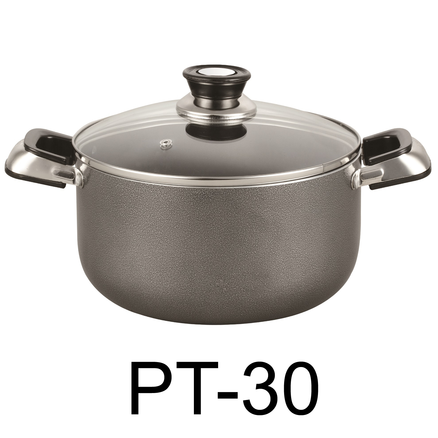 Ecowin Non Stick Dutch Oven StockPot with lid, 3 Quart Nonstick