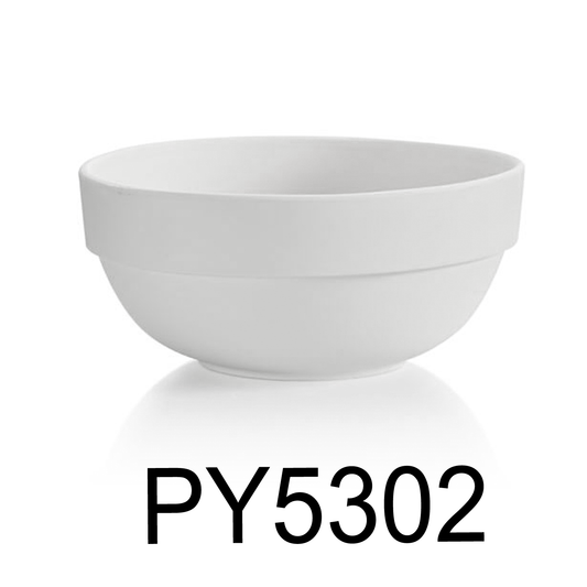 7" Porcelain White Bowl