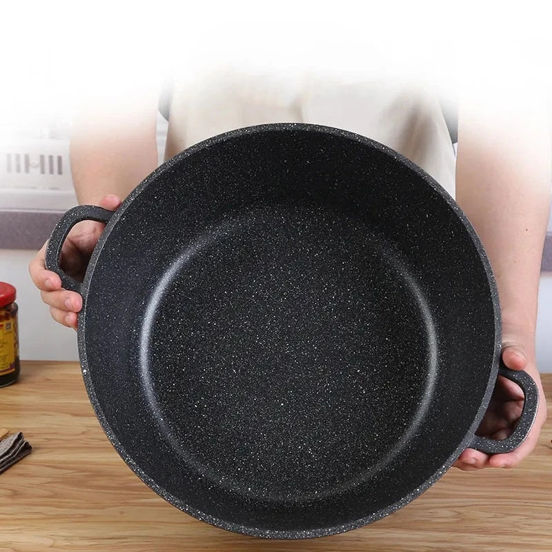 36cm Marble Dutch Oven Non-Stick High Quality