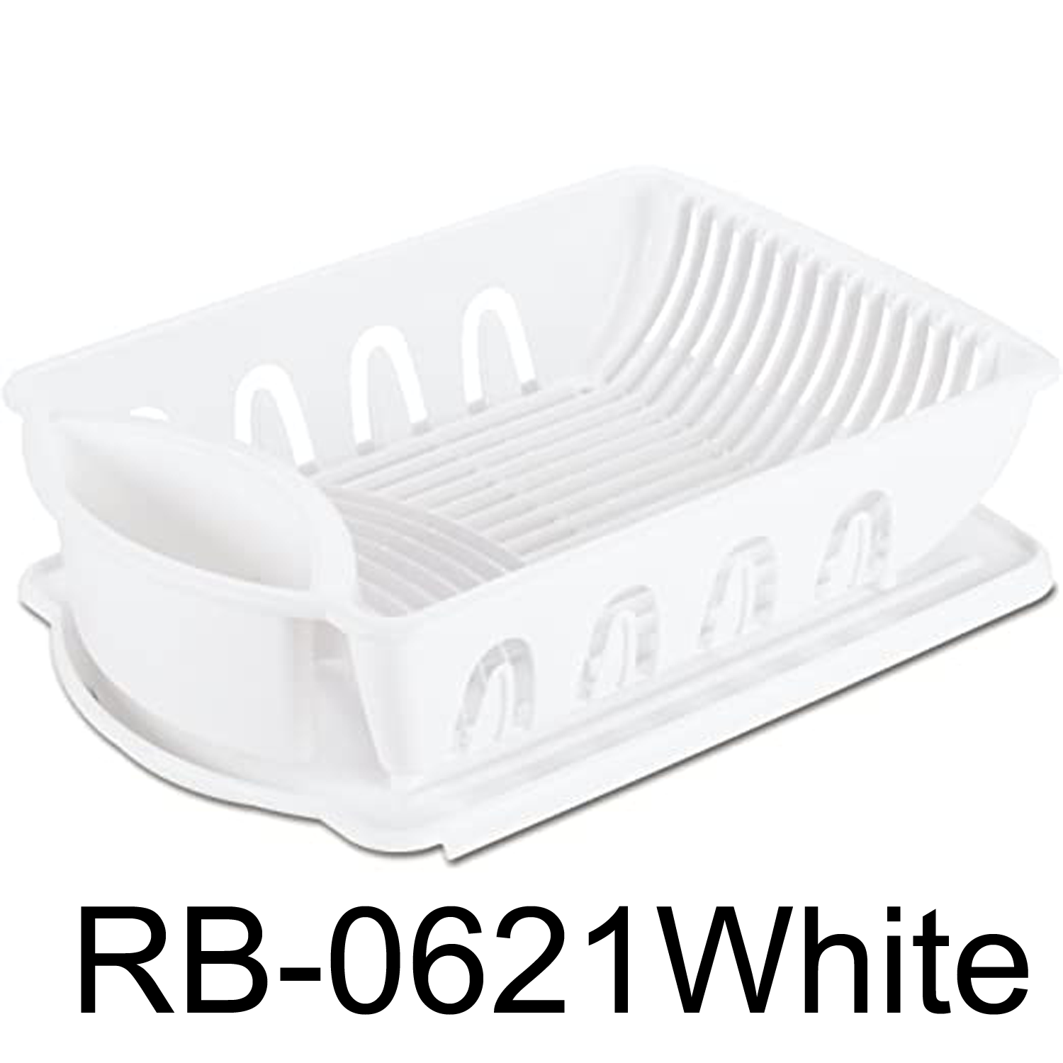 Sterilite White Dish Rack Drainer – R & B Import