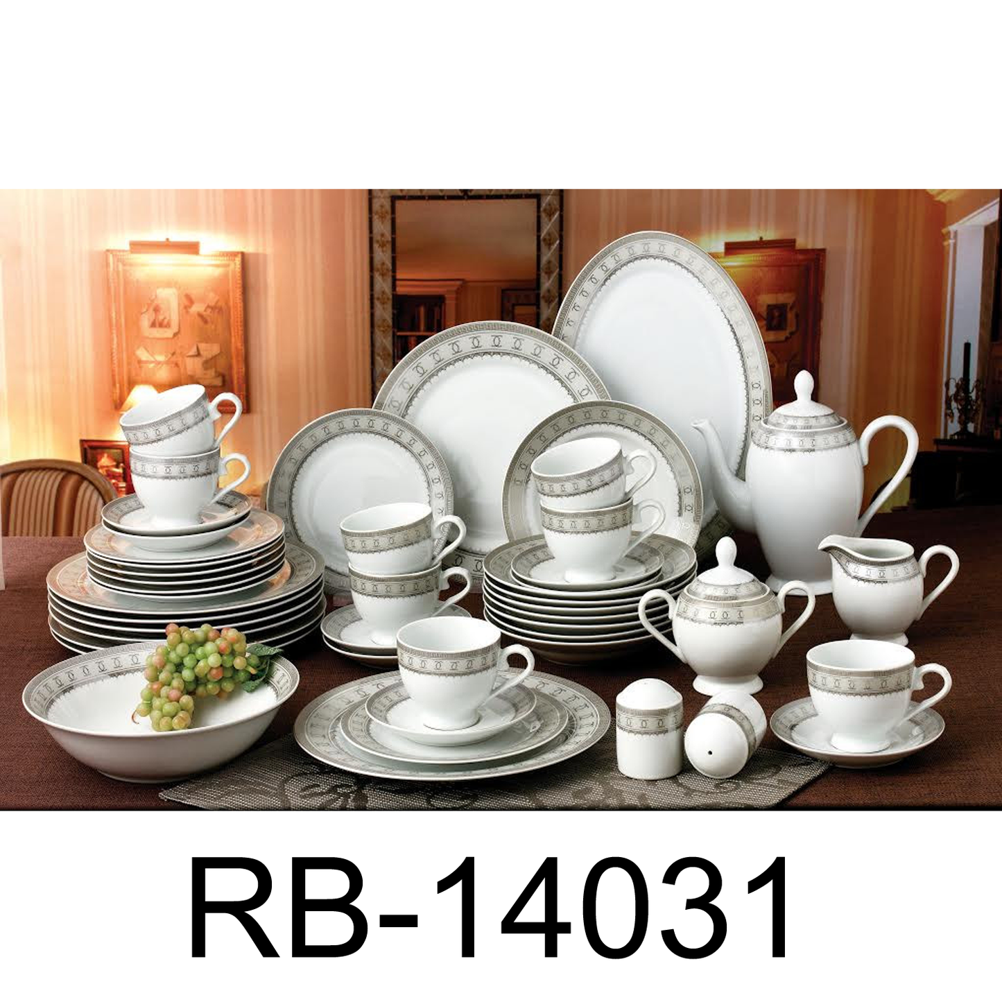 49 PC Royal British Silver Dinner Set