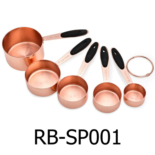 5 PC Rose Gold Measuring Cup