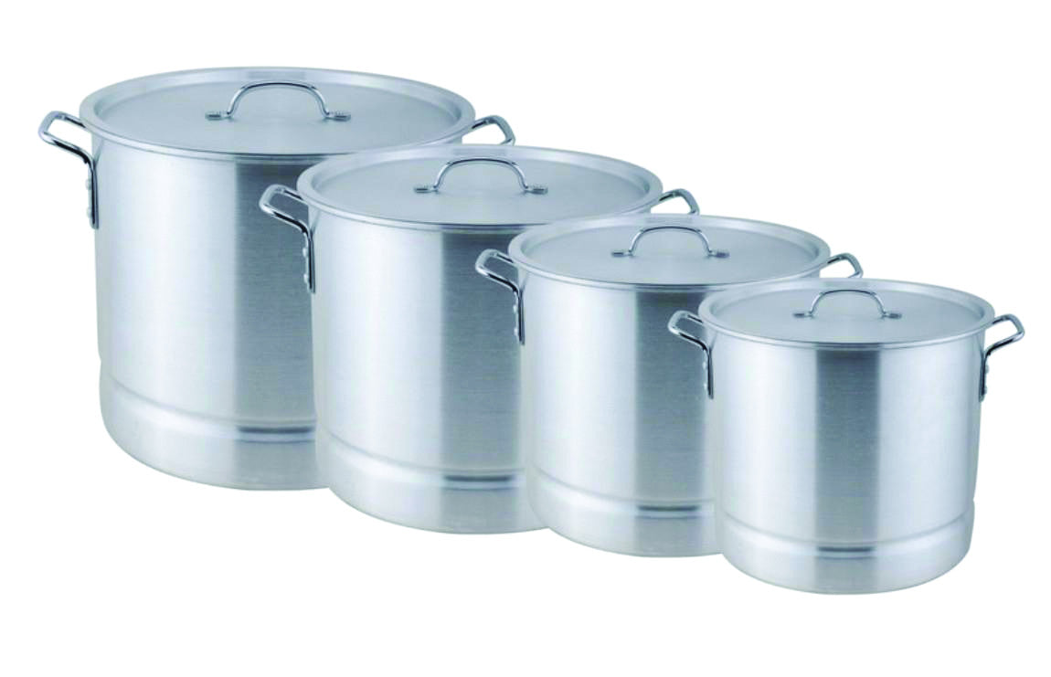 12 PC Big Size Tamales Aluminum Stock Pot Set With Steamer Rack