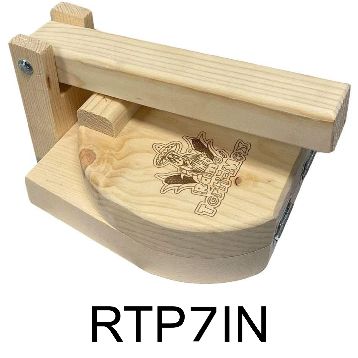 7" Round Wooden Tortilla Press