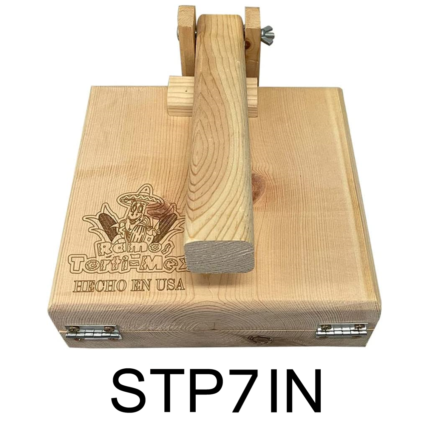 7" Square Wooden Tortilla Press