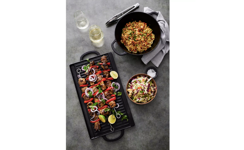 Our Table-Double Burner Reversible Grill/ Griddle