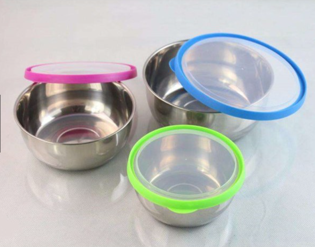 3 PC Stainless Steel Kitchen Set