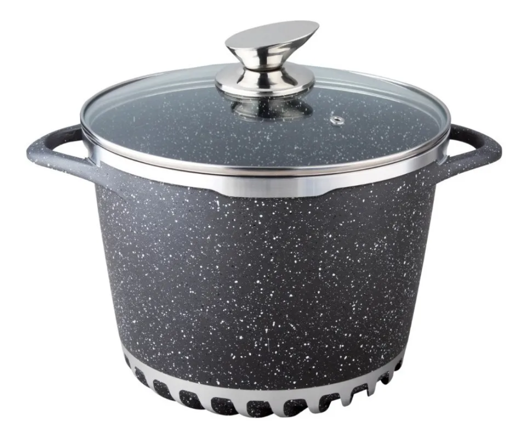 24cm Cast Marble Stock Pot