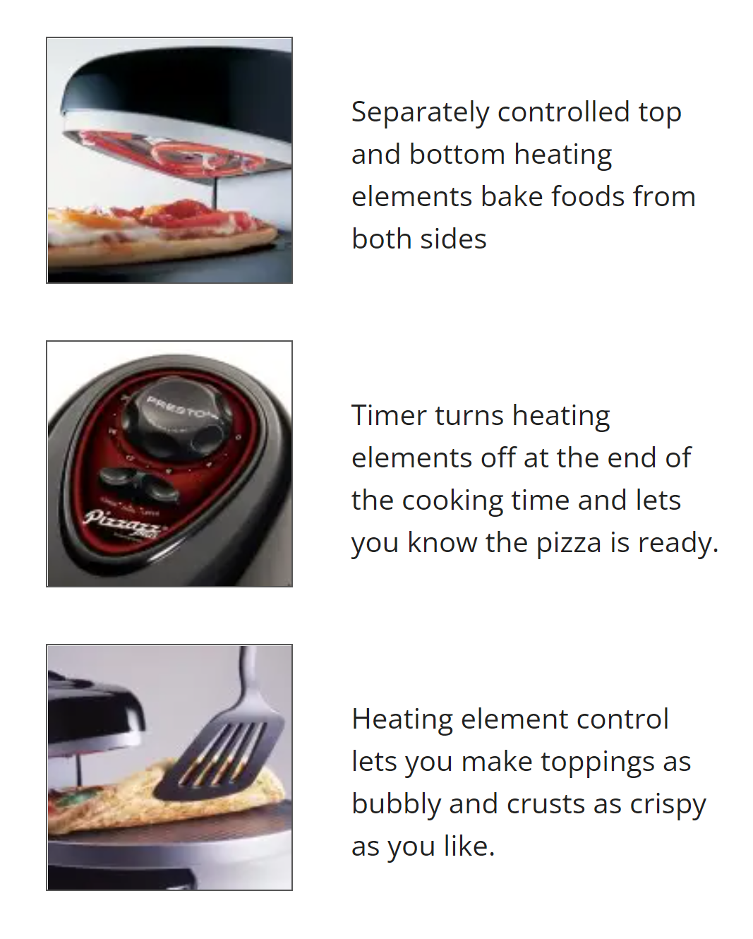 Presto Pizzazz Plus Rotating Pizza Oven