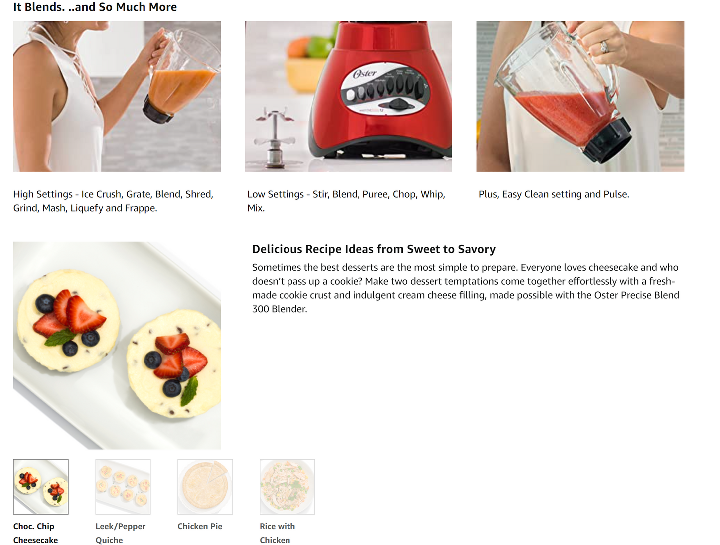 Oster Core 16-Speed Blender with Glass Jar