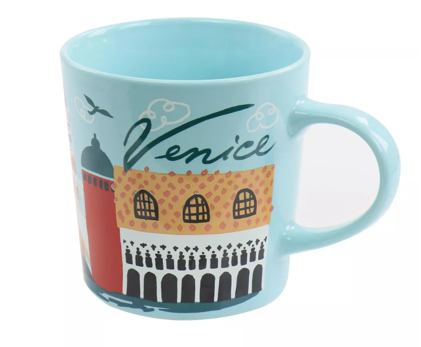 4 PC Home City Lights Assorted Mug Set